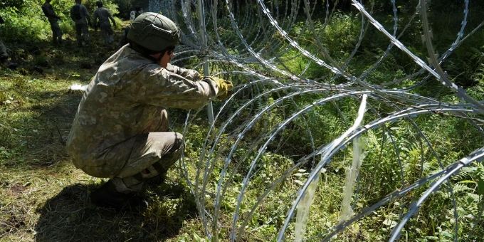 Alambre de afeitar para barrera de seguridad fronteriza