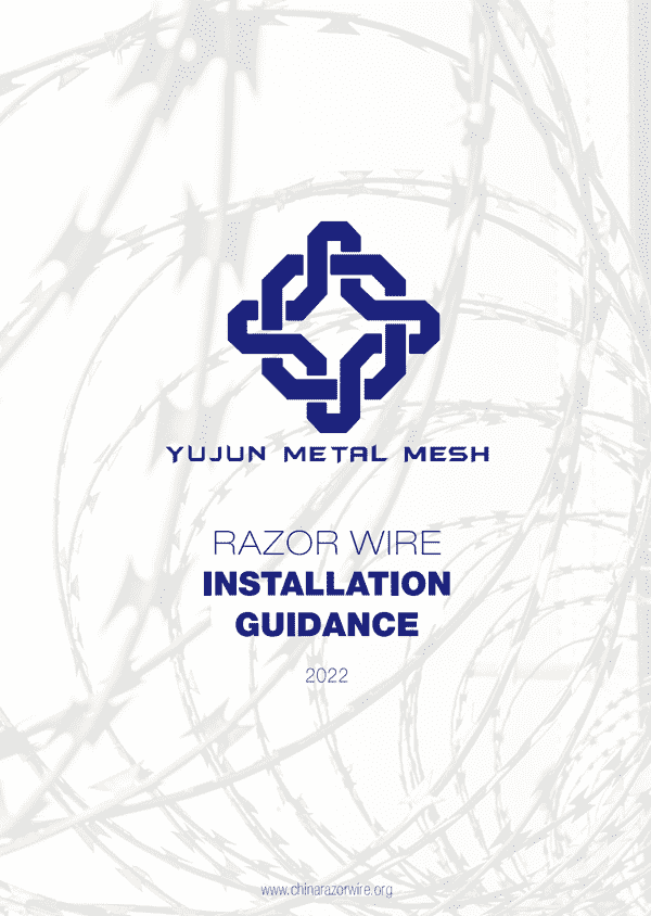 Razor wire installation guidance front cover