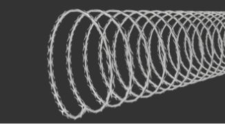 Single coil razor wire